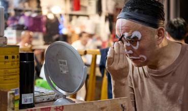 Face paints and brushes