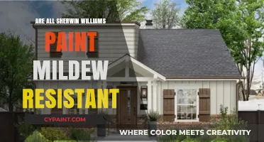 Sherwin Williams Paint: Mildew Resistance Across All Products?