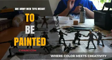 Should Army Men Toys Be Painted? A Creative Debate