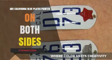 California Blue Plates: Are Both Sides Painted? Unveiling the Truth