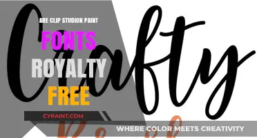 Are Clip Studio Paint Fonts Royalty-Free? A Comprehensive Guide