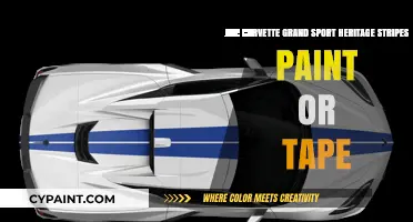 Corvette Grand Sport Stripes: Paint or Tape?