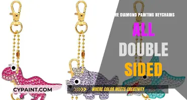 Are Diamond Painting Keychains Double-Sided? A Crafty Exploration