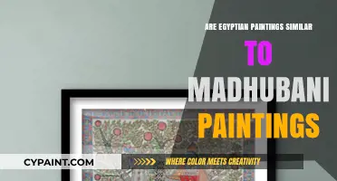 Exploring Artistic Parallels: Egyptian vs. Madhubani Painting Styles and Techniques