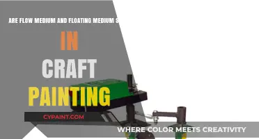 Flow vs. Floating Medium: Understanding the Difference in Craft Painting
