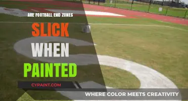 Are Painted Football End Zones Slick? Uncovering Field Surface Truths