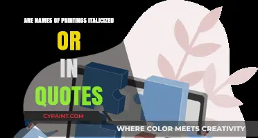 Italicize or Quote? Proper Formatting for Painting Titles Explained
