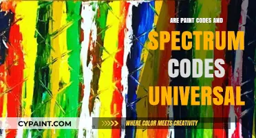 Are Paint and Spectrum Codes Universal Across Industries and Brands?