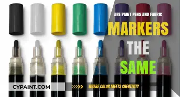 Paint Pens vs. Fabric Markers: Understanding the Key Differences