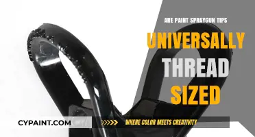 Are Paint Spray Gun Tips Universally Thread Sized?