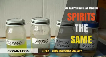 Paint Thinner vs. Mineral Spirits: Understanding the Key Differences