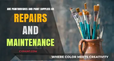 Paintbrushes: Supplies or Repairs and Maintenance?