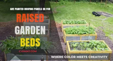 Painted Roofing Panels: Safe for Raised Garden Beds?
