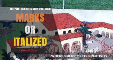 Quotation Marks or Italics: How to Properly Cite Paintings