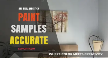 Do Peel and Stick Paint Samples Accurately Represent Final Wall Color?