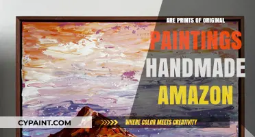 Are Amazon's Original Painting Prints Handmade or Machine-Made?