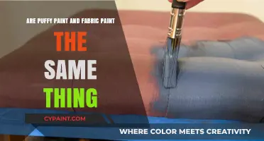 Exploring Puffy Paint and Fabric Paint Similarities