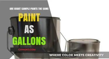 Sample Paints: Quart vs Gallon, Any Difference?