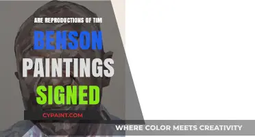 Are Reproductions of Tim Benson Paintings Signed? What to Know