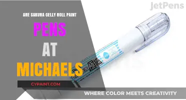 Sakura Gelly Roll Paint Pens: Availability at Michaels Craft Stores