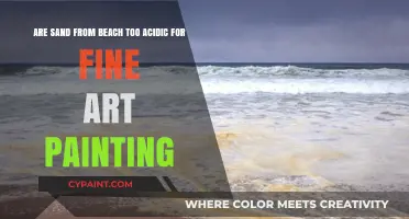 Is Beach Sand's Acidity Harmful for Fine Art Painting?