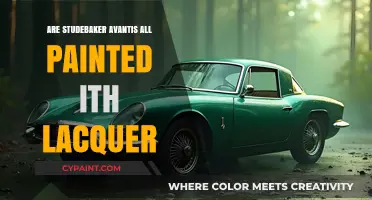Are Studebaker Avanti Cars Exclusively Painted with Lacquer?