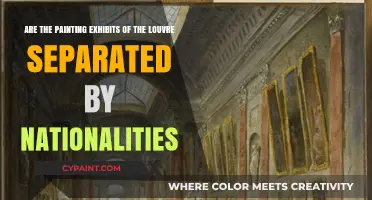 Louvre's Painting Exhibits: Organized by Nationality or Artistic Theme?