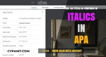 How to Cite Painting Titles in APA Style