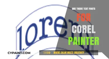 Exploring Text Fonts in Corel Painter: Options and Creative Possibilities