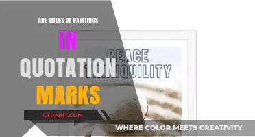 Do You Use Quotation Marks for Painting Titles? Find Out Here
