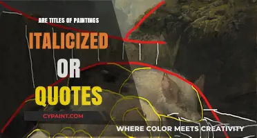 Italicize or Quote: Proper Formatting for Painting Titles Explained