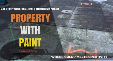 Can Utility Workers Legally Mark My Private Property with Paint?