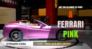 Can You Paint a Ferrari Pink? Legal and Brand Considerations