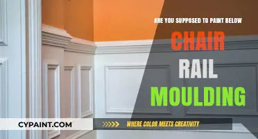 How to Paint Below Chair Rail Moulding