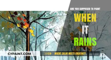 Painting in the Rain: Tips and Tricks for Wet Weather Creativity