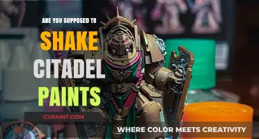 Should You Shake Citadel Paints? A Mini Painter's Guide