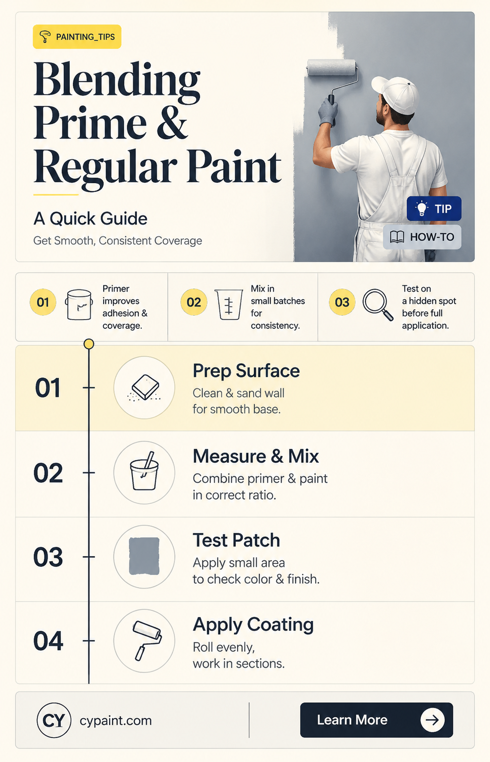 can prime paint be mixed with regular paint