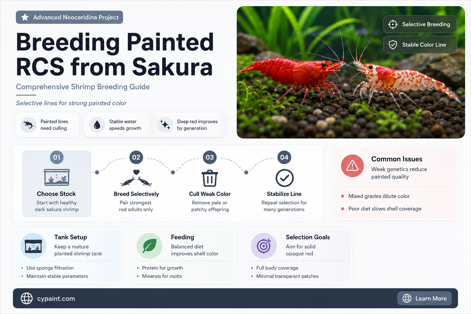 can you breed painted rcs from just sakura