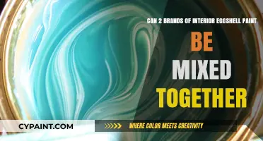 Mixing Interior Eggshell Paints: Can Two Brands Blend Seamlessly?