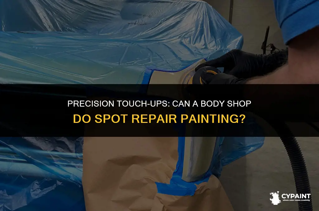 can a body shop do spot repair painting