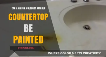 Cultured Marble Countertops: Can Chips Be Painted?