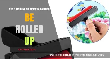 Diamond Painting Care: Rolling Up Your 5D Creations