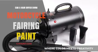Can a Hair Dryer Damage Motorcycle Fairing Paint?