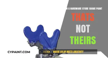 Shaking Paint Cans: A Courtesy Service at Hardware Stores