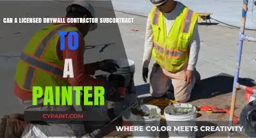 Drywall Contractors: Can They Subcontract Painting Work?