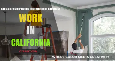Can California Painting Contractors Legally Perform Handyman Services?