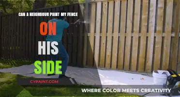 Fence Face-off: Can My Neighbour Paint His Side?