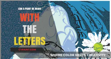 Exploring Typographic Art: Can Letters Become Pigments?