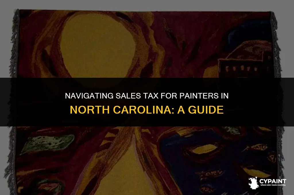 can a painter charge sales tax in nc