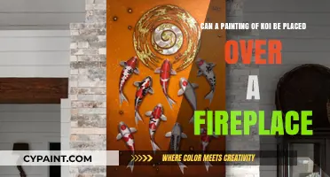 Koi Painting Above Fireplace: Feng Shui Harmony or Design Dilemma?
